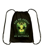Ask Me About Drawstring Bag tile