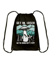 Get In Loser Drawstring Bag tile