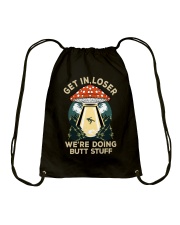 Get In Loser Drawstring Bag tile