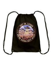 Get In Loser Drawstring Bag tile