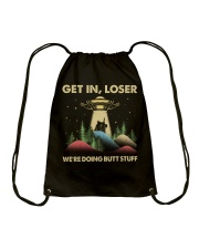 Get In Loser Drawstring Bag tile