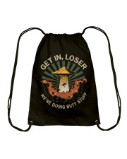 Get In Loser Drawstring Bag tile