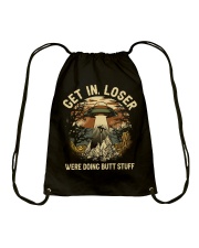 Get In Loser Drawstring Bag tile