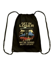 Get In Loser Drawstring Bag tile