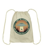 Get In Loser Drawstring Bag tile