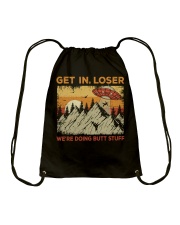 Get In Loser Drawstring Bag tile