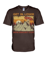 Get In Loser V-Neck T-Shirt tile