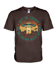 Get In Loser V-Neck T-Shirt tile