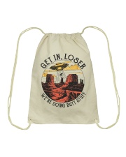 Get In Loser Drawstring Bag tile