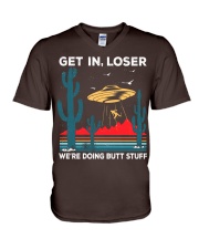 Get In Loser V-Neck T-Shirt tile