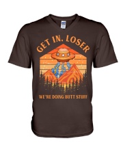 Get In Loser V-Neck T-Shirt tile