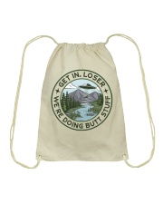 Get In Loser Drawstring Bag tile