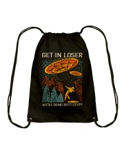 Get In Loser Drawstring Bag tile