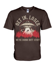 Get In Loser V-Neck T-Shirt tile