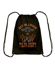 Get In Loser Drawstring Bag tile