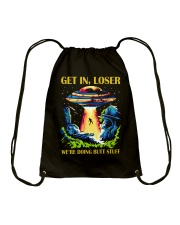 Get In Loser Drawstring Bag tile