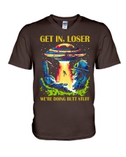 Get In Loser V-Neck T-Shirt tile