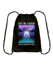 Get In Loser Drawstring Bag tile