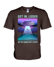 Get In Loser V-Neck T-Shirt tile