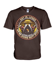 Get In Loser V-Neck T-Shirt tile