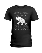 Time to be an Elephant Ladies T-Shirt thumbnail