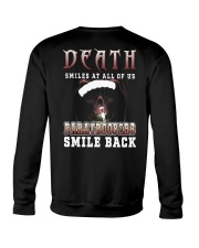Death smiles at all of us Paratroopers smile back Crewneck Sweatshirt thumbnail