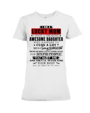 Surgeon lucky mom Premium Fit Ladies Tee thumbnail