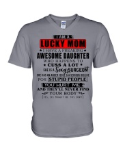 Surgeon lucky mom V-Neck T-Shirt thumbnail
