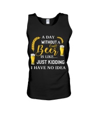 A Day Without A Craft Beer Unisex Tank thumbnail