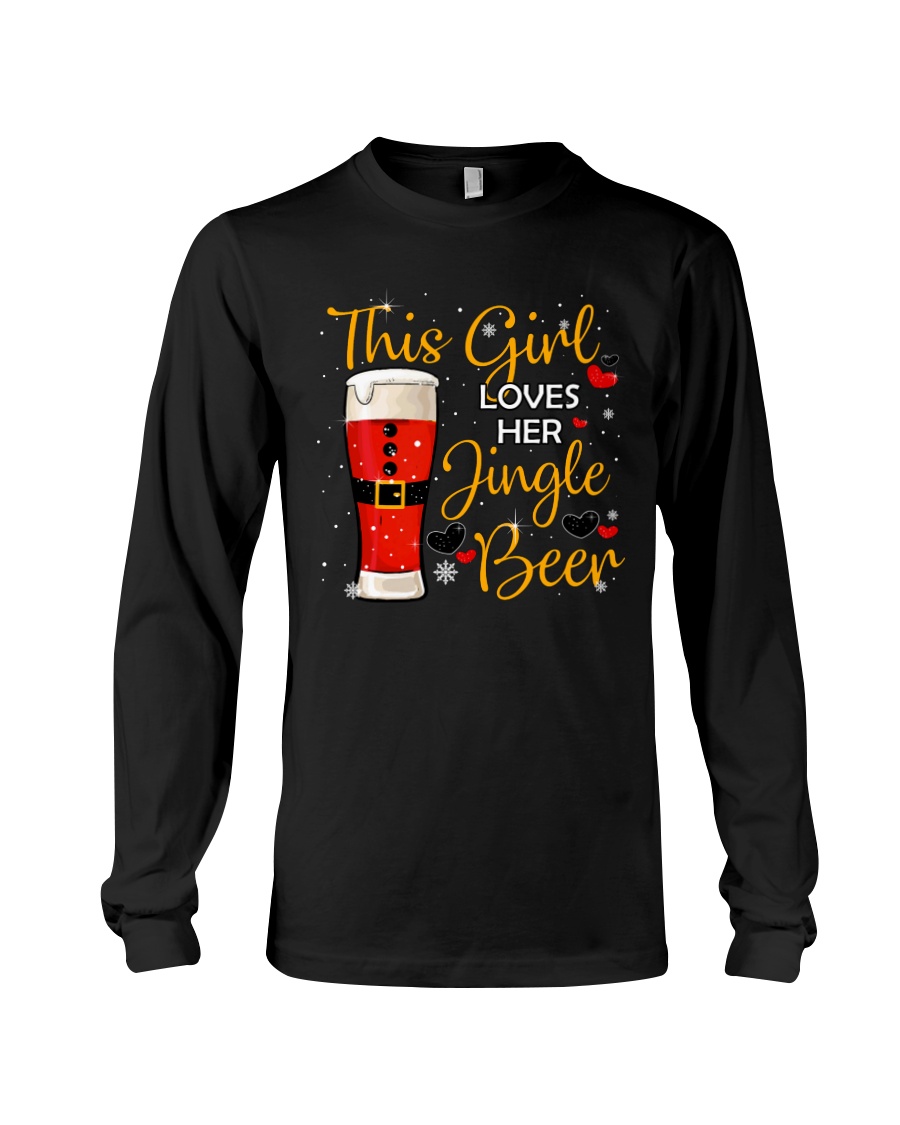 This girl loves her jingle beer Long Sleeve Tee