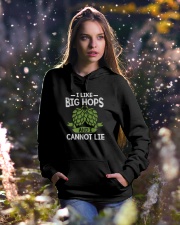 I like big hops and I cannot lie Hooded Sweatshirt lifestyle-holiday-hoodie-front-5