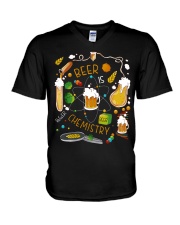 Beer is Chemistry V-Neck T-Shirt thumbnail