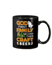 GOD FIRST FAMILY SECOND THEN CRAFT BEER Mug tile