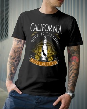 CALIFORNIA BEER IS CALLING AND I MUST GO Classic T-Shirt lifestyle-mens-crewneck-front-6