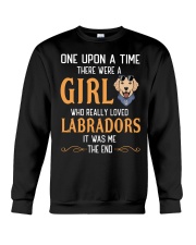 Labrador Girl Crewneck Sweatshirt tile