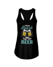 Thi beard needs beer Ladies Flowy Tank tile