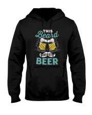 Thi beard needs beer Hooded Sweatshirt tile