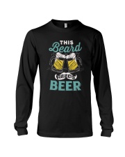 Thi beard needs beer Long Sleeve Tee tile