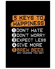 5 KEYS TO HAPPINESS Vertical Poster tile