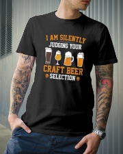 I AM SILENTLY JUDGING YOUR CRAFT BEER SELECTION Classic T-Shirt lifestyle-mens-crewneck-front-6