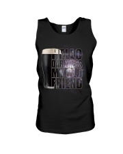 Beer - Hello Darkness Galaxy Unisex Tank tile