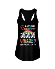 RAINBOW UNICORN Ladies Flowy Tank tile