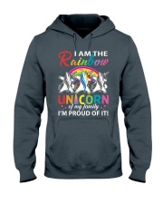 RAINBOW UNICORN Hooded Sweatshirt tile