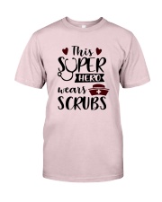 This Super Hero Wears Scrubs Premium Fit Mens Tee thumbnail