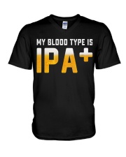 My Blood Type V-Neck T-Shirt tile