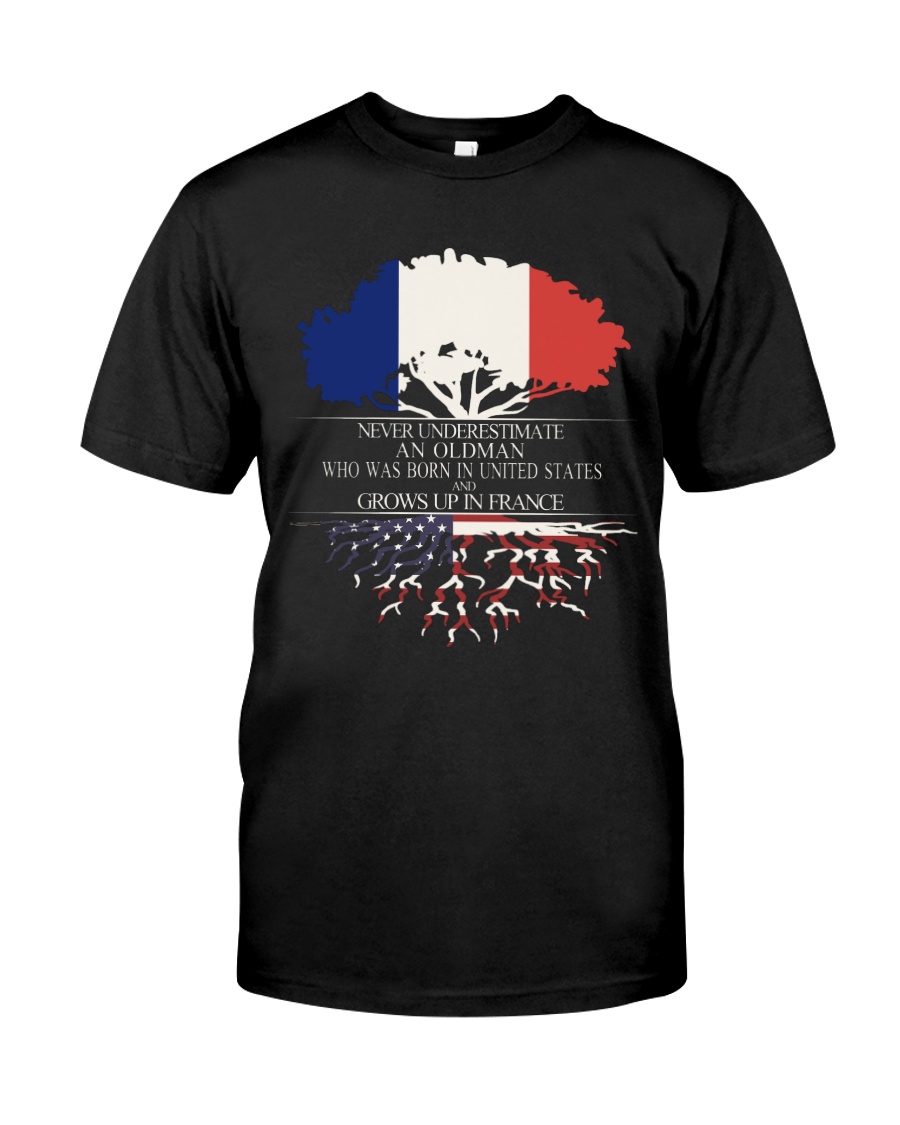 Never underestimate an old man US FRA Classic T-Shirt