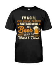 Bonfire and Beer Classic T-Shirt front