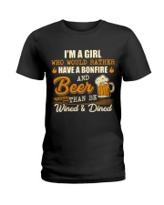 Bonfire and Beer Ladies T-Shirt thumbnail