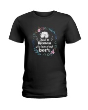 JUST A WOMAN WHO LOVES CRAFT BEER Ladies T-Shirt thumbnail
