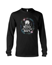 JUST A WOMAN WHO LOVES CRAFT BEER Long Sleeve Tee thumbnail